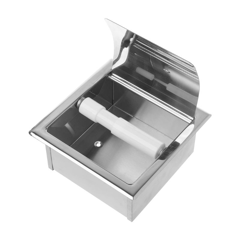 Giá Đỡ Cuộn Giấy Vệ Sinh Gắn Tường Bằng Thép Không Gỉ
