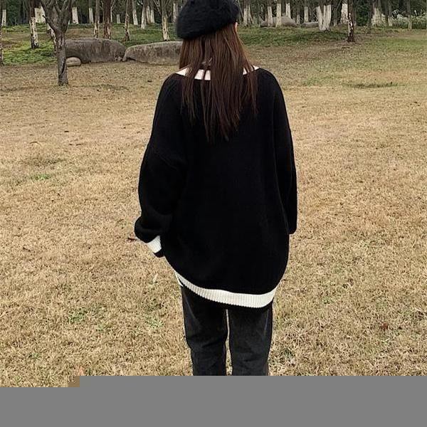 CARDIGAN ĐEN KIỂU DÁNG HỌC SINH PHONG CÁCH HÀN QUỐC ORDER  #056 | BigBuy360 - bigbuy360.vn