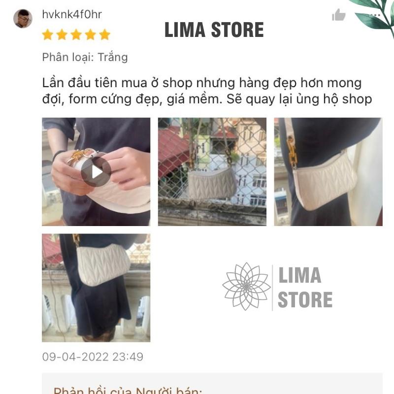 Túi kẹp nách Lima Store, túi đeo vai nhiều ngăn, túi xách nữ giá rẻ