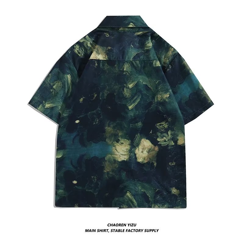 Áo Sơ Mi Mùa Hè Tay Ngắn Phong Cách Harajuku Mới 2022