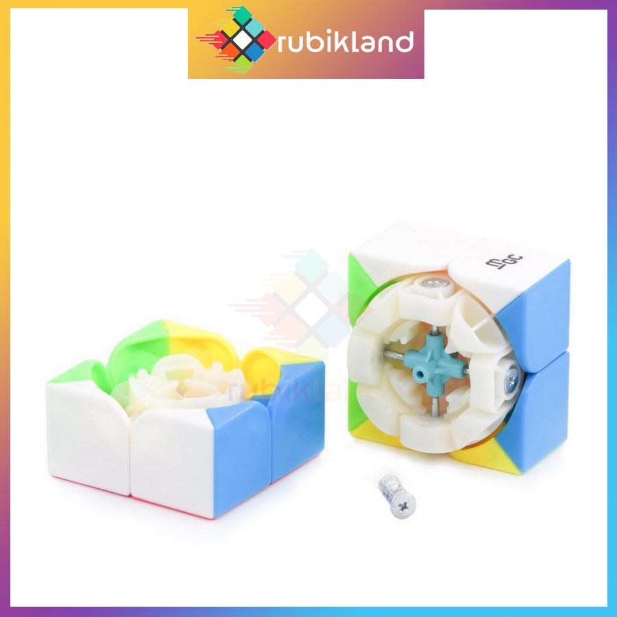 Rubik 2x2 YJ MGC 2x2 Có Nam Châm Stickerless Rubic Không Viền 2 Tầng Đồ Chơi Trí Tuệ Trẻ Em