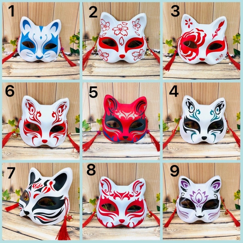 Mặt nạ cáo cosplay nhiều mẫu chọn/ mặt nạ hoá trang anime