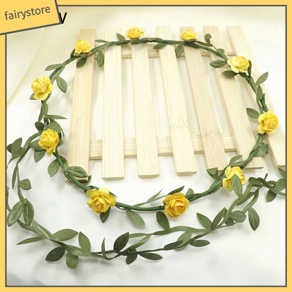 Vòng hoa phong cách boho thời trang dành cho cô dâu