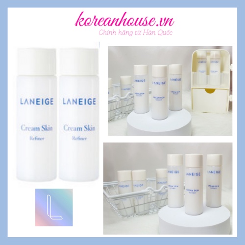 (Chính hãng) NƯỚC CÂN BẰNG DƯỠNG DA LANEIGE CREAM SKIN REFINER 25ml