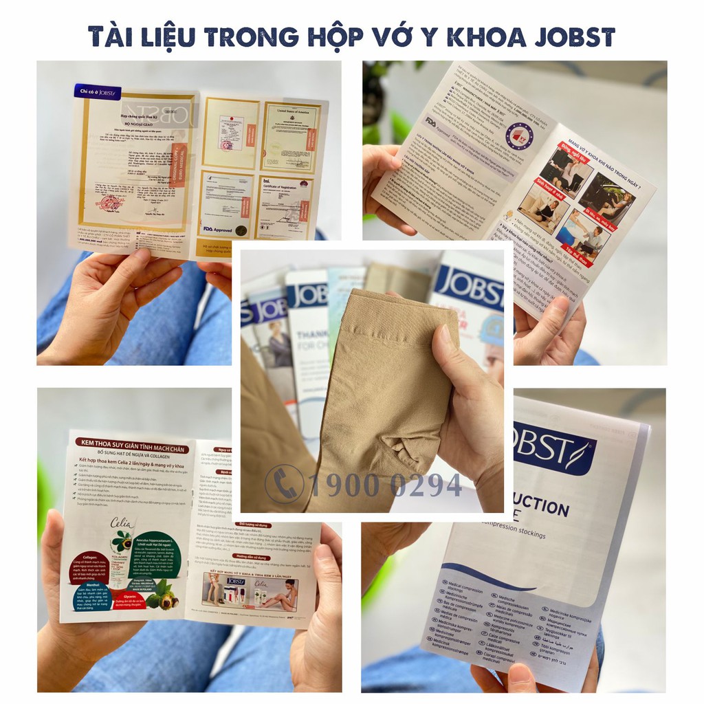 Vớ Y Khoa JOBST UltraSheer Sensitive Đùi, Màu Đen, Kín Ngón , Suy Tĩnh Mạch, Áp Lực 20-30.