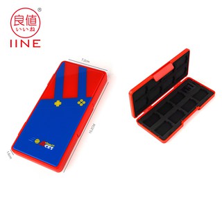 Hộp đựng thẻ Game Nintendo Switch và Lite IINE màu đỏ cổ điển chất lượng cao
