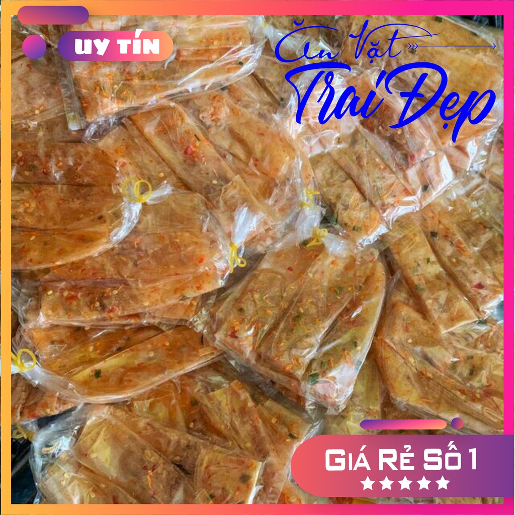 Bánh tráng dẻo Tôm cuốn hành phi - Trai Đẹp Snack