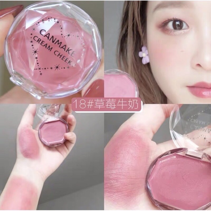 Má hồng dạng kem Canmake Cream Cheek Nhật Bản