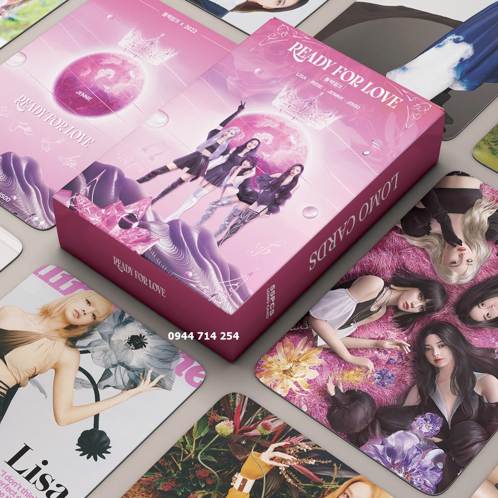 Trọn bộ 55 Lomo Card Blackpink Ready For Love 2022