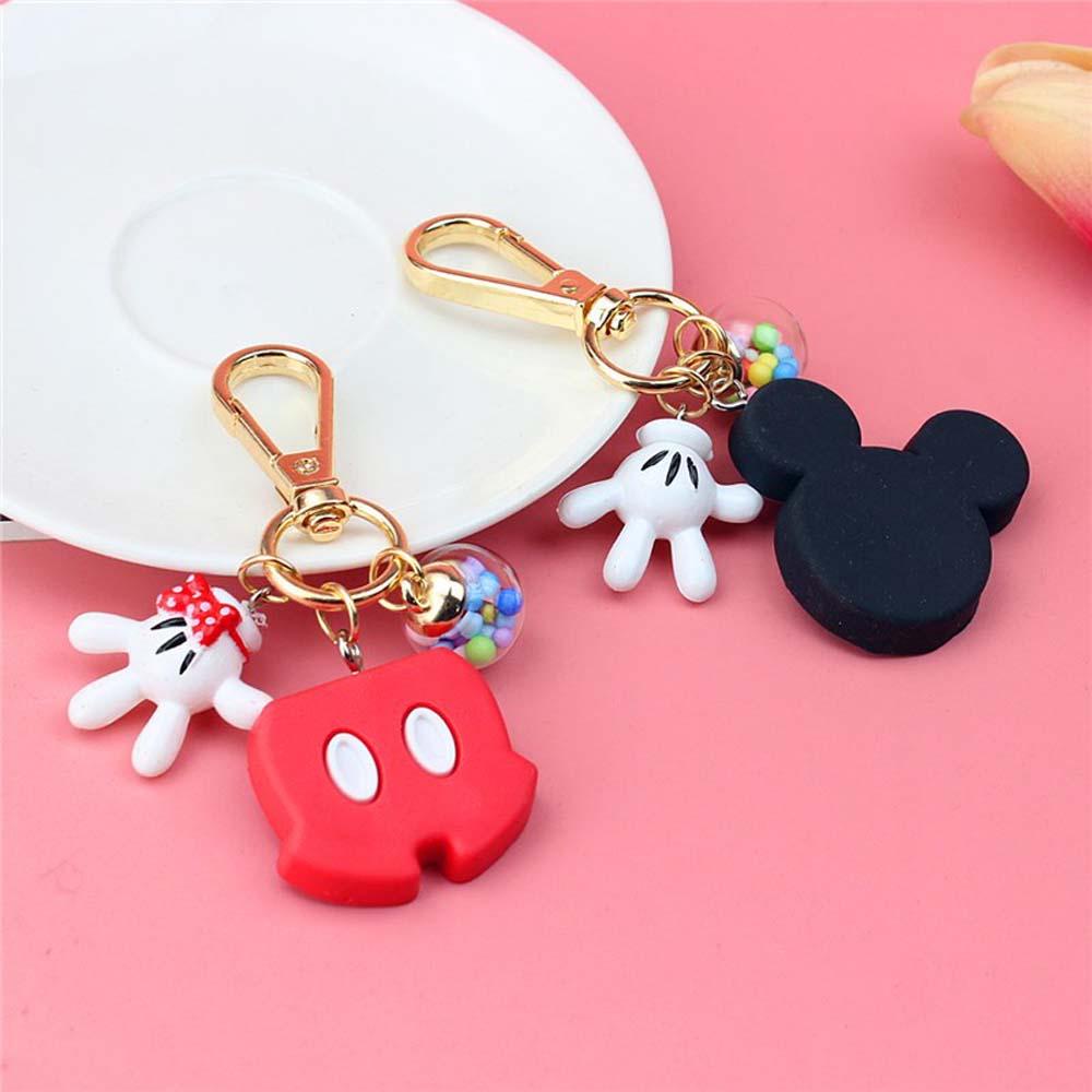 LANFY Móc Khóa Hình Chuột Mickey Hoạt Hình Đáng Yêu