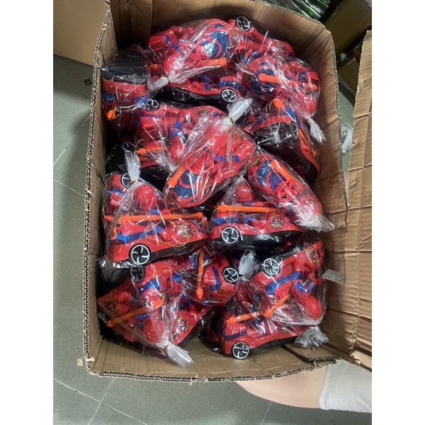 Lồng đèn Trung Thu nhện lái moto nhạc đèn đồ chơi dùng pin( tặng kèm pin)