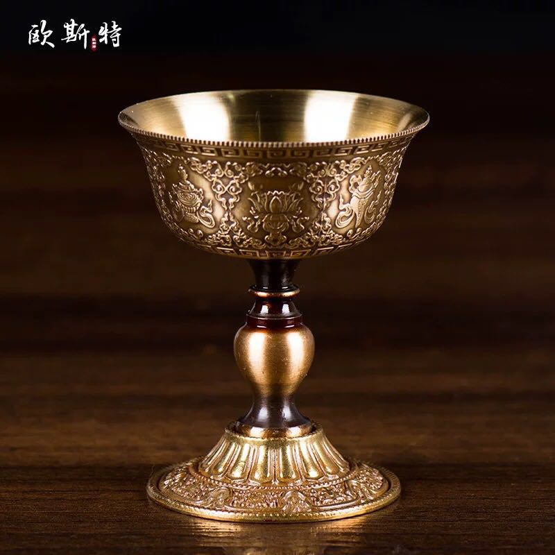 Chén Đựng Nến Bơ 8 Cát Tường Đồng Nhỏ