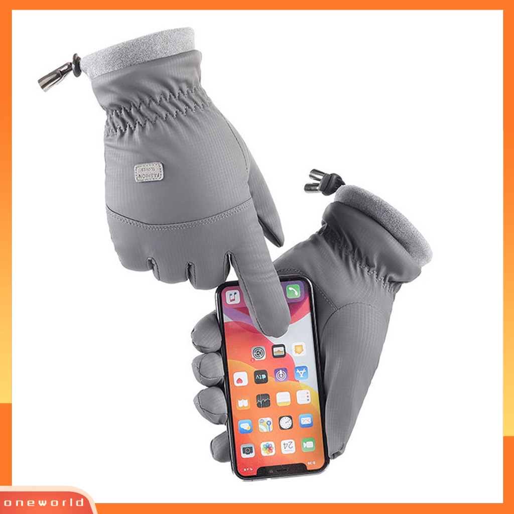 |Bộ Đồ Bơi Một Mảnh Dành Cho Nữ| 1 Đôi Găng Tay Thể Thao Trượt Tuyết Vải Lông Cừu San Hô Dày Dặn Co Giãn Chống Lạnh Chống Trượt Có Thể Chạm Màn Hình Cảm Ứng
