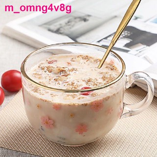 phong cách Châu Âu cốc ăn sáng Phnôm Pênh bằng thủy tinh dung tích lớn sữa nhà chua bột yến mạch cà phê có thìa