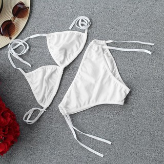 Bộ đồ bơi nữ đi biển, quần lót và áo ngực tam giác, gợi cảm