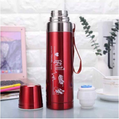 [FREESHIP] Bình Đựng Nước TRAVEL Giữ Nhiệt Nóng Lạnh Inox 304 Cao Cấp 2 Lớp Dung Tích 750ml Thiết Kế Đẹp Mắt, Sang Trọng