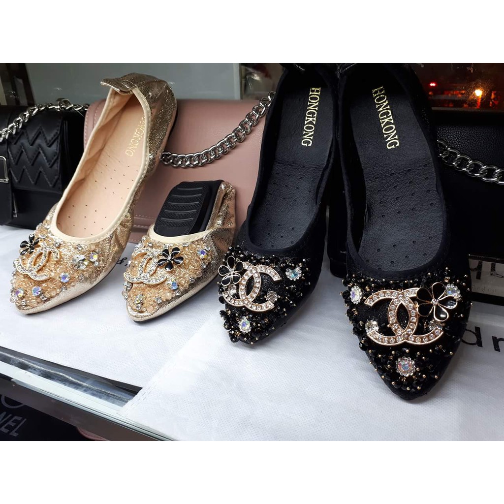 Giày búp bê x hoa có sẵn