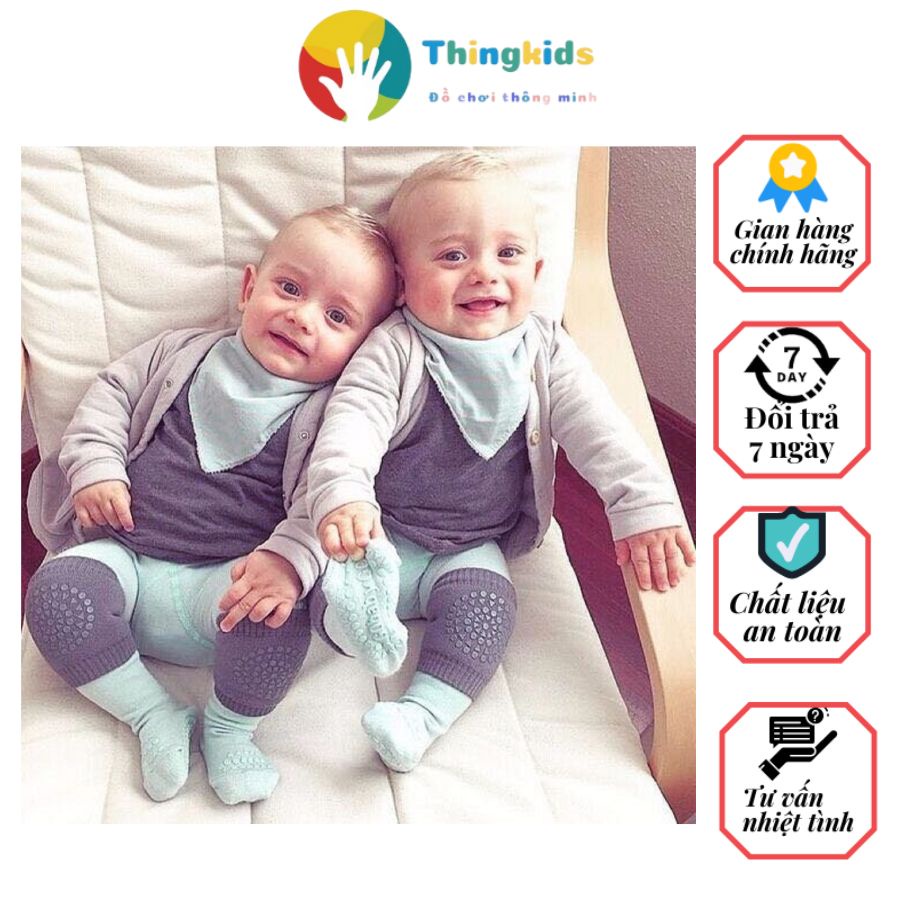 Tất tập bò chống trượt an toàn cho bé - Thingkids