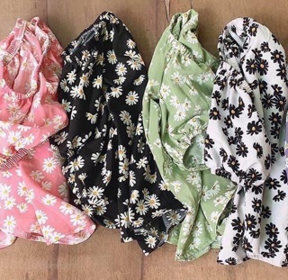 🔅Áo Bẹt Vai Hoa Cúc Siêu Xinh