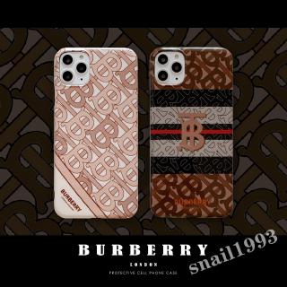 Ốp điện thoại mềm họa tiết logo Burberry thời trang cho IPhone 11 Pro Max X XS XR XSMax 8 7 6 6s Plus