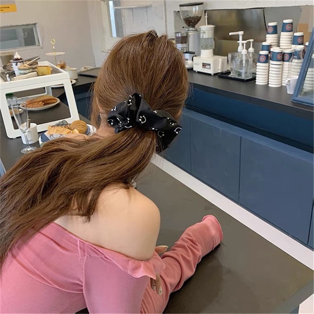 Dây buộc tóc cao su co giãn phong cách cổ điển thanh lịch thời trang cao cấp cho nữ