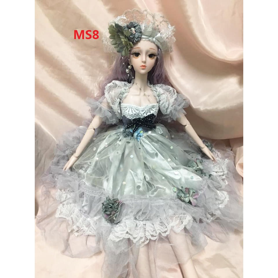 Áo đầm nhiều kiểu cho búp bê BJD 1/3, 60cm