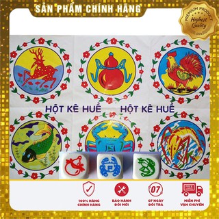 [ Rẻ & Bền ] Bộ Bầu Cua Tôm Cá