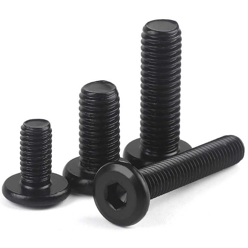 M6 Vít Lục Giác Bên Trong đầu Phẳng Thép Carbon đen kẽm Vít Lục Giác Bên Trong