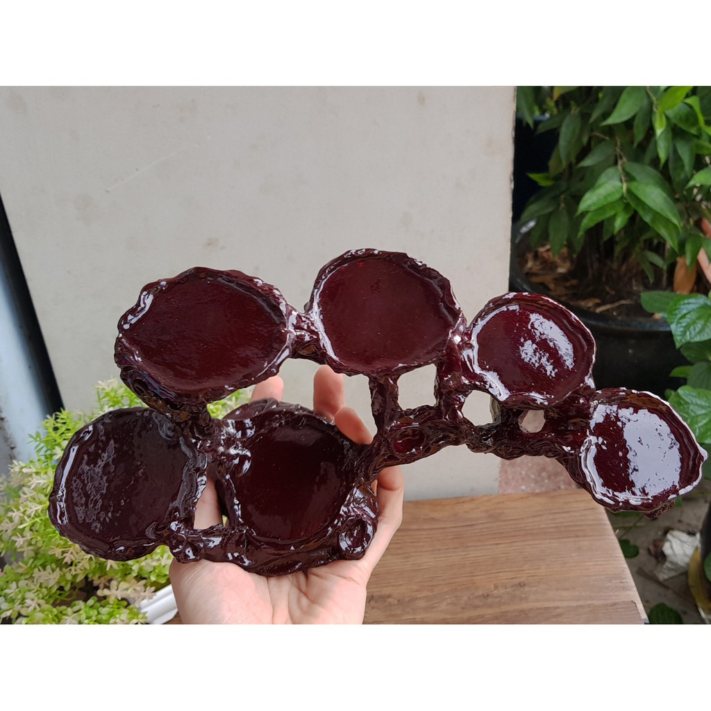 Chân đế ngọc Thần Tài - mẫu đế ngang 6 ô