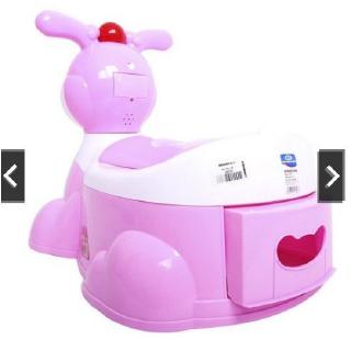 Bô Vệ Sinh Cho Bé Hình Thỏ Phát Nhạc