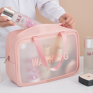 Túi đựng mỹ phẩm trong suốt chống thấm nước đa năng tiện dụng khi đi du lịch