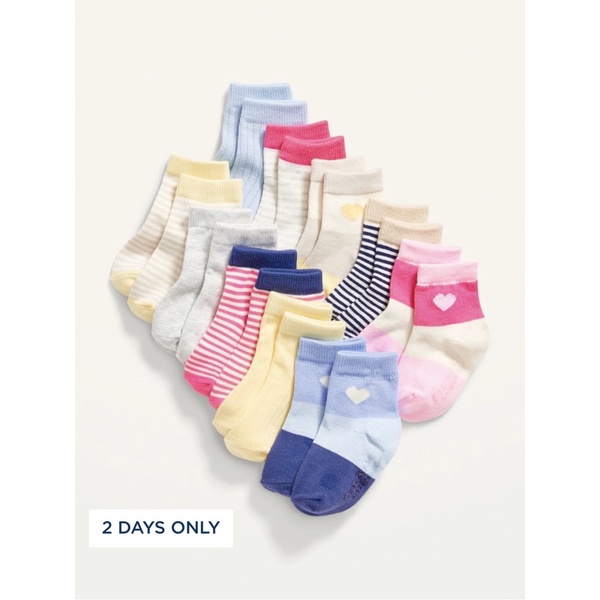 Set tất  bé trai bé gái Oldnavy US size 12-24m, 2-3y, 4-5y