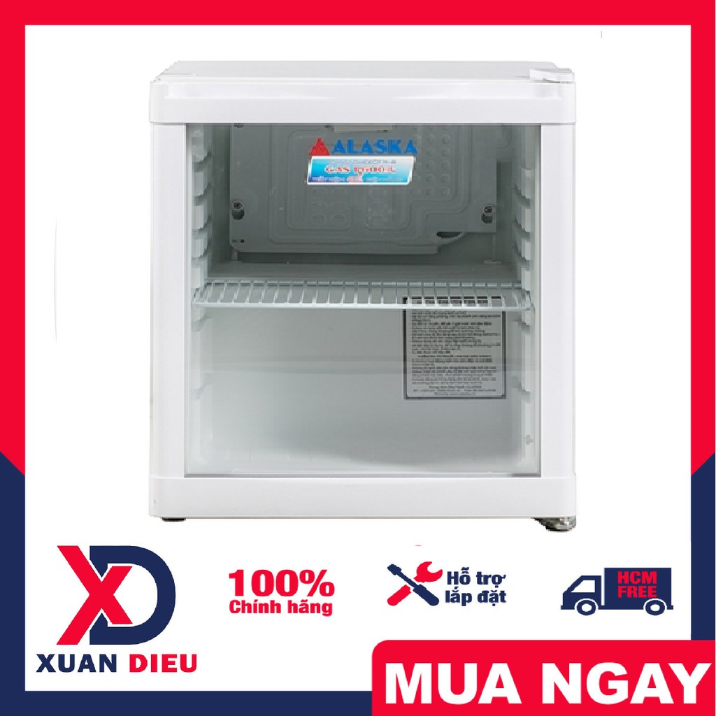 Tủ Mát ALASKA Mini 50 Lít LC-50 (Loại O1A), Công suất 65W, GIAO HÀNG MIỄN PHÍ HCM