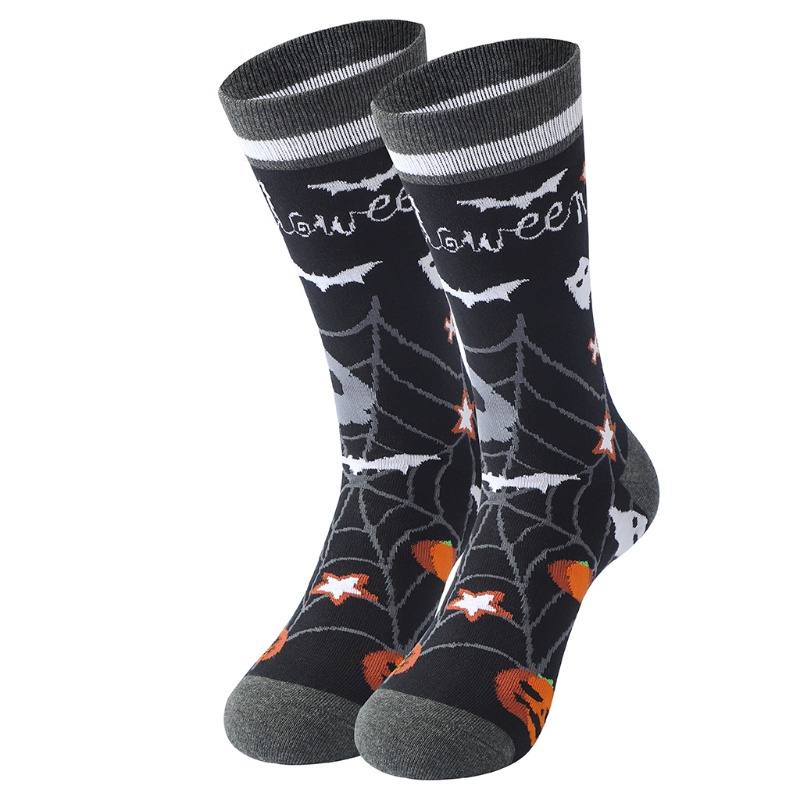 Vớ Cotton In Họa Tiết Halloween Nhiều Màu Dễ Thương Cho Nam Và Nữ