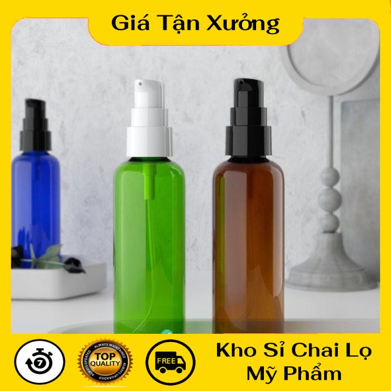 Chai Chiết Mĩ Phẩm ❤ TRÙM SỈ ❤ Chai nhựa pet xịt giọt nâu 50ml,100ml,30ml,20ml chiết mỹ phẩm , phụ kiện du lịch