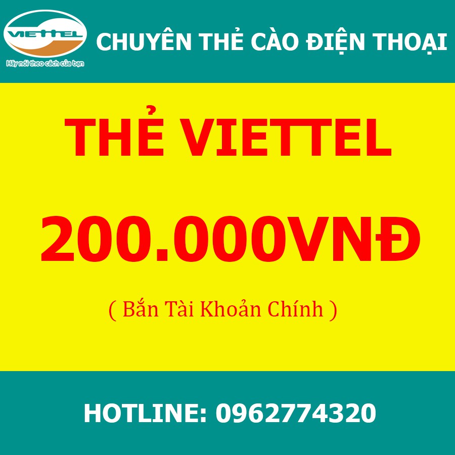 Thẻ Viettel 200k
