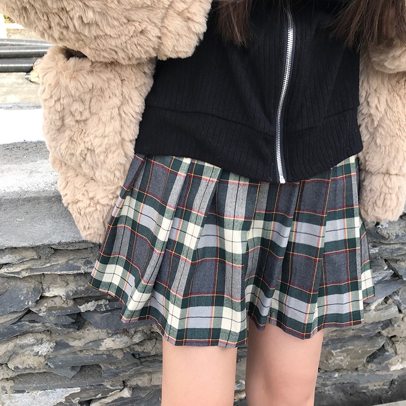 Chân Váy Chữ A Kẻ Sọc Caro Màu Đỏ Thời Trang Thu Đông 2020 Cho Bé Gái | BigBuy360 - bigbuy360.vn