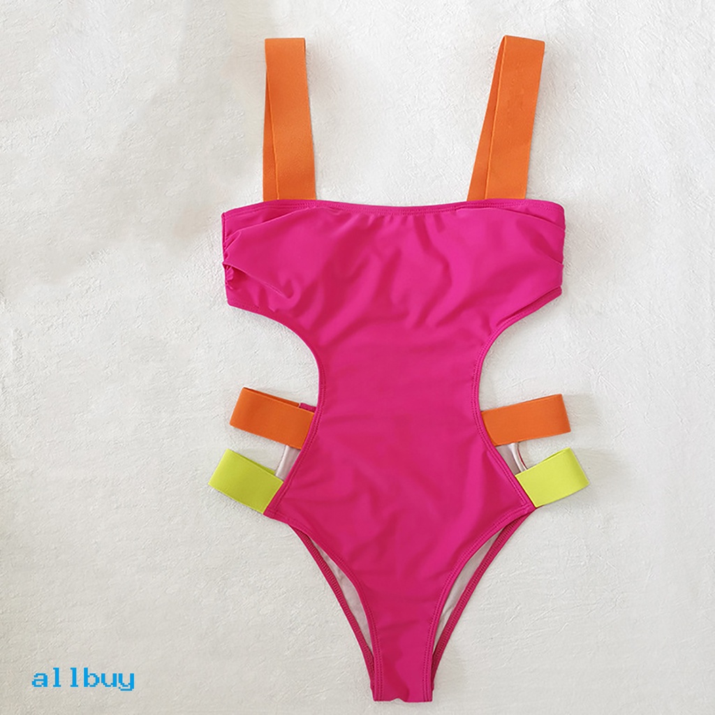 Đồ Bơi Một Mảnh Màu Neon Thời Trang Mùa Hè Cho Nữ