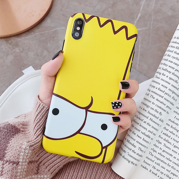 Ốp lưng iphone Gia đình Simpson TPU trơn dẻo mềm 5/5s/6/6plus/6s/6splus/7/7plus/8/8plus/x/xs/11/12/pro/max/plus/promax