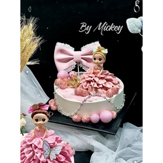 búp bê chipi 18cm trang trí bánh