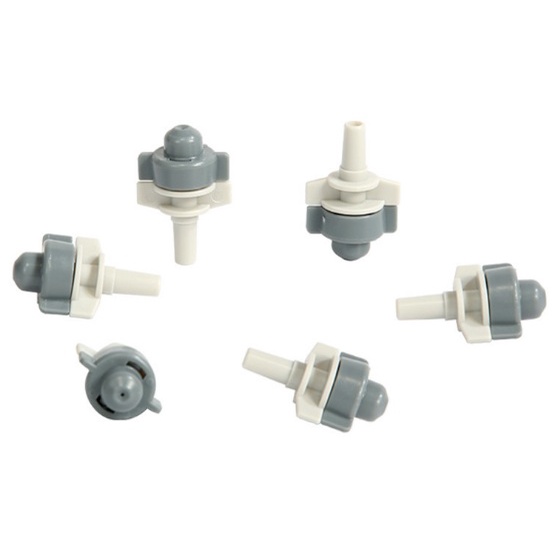 Béc phun sương tưới lan 1 hướng 1 đầu kèm khởi thủy 4/7 , Tê 8, chân ren 21, Ống PVC nối,cút, T ren đồng 21
