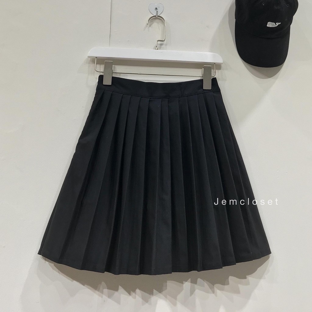 Chân Váy Ngắn Xếp Li Chất Liệu Kate Hàn Form Unisex Style Hàn Quốc Sexy -3264 Jem Closet UNJIN | BigBuy360 - bigbuy360.vn