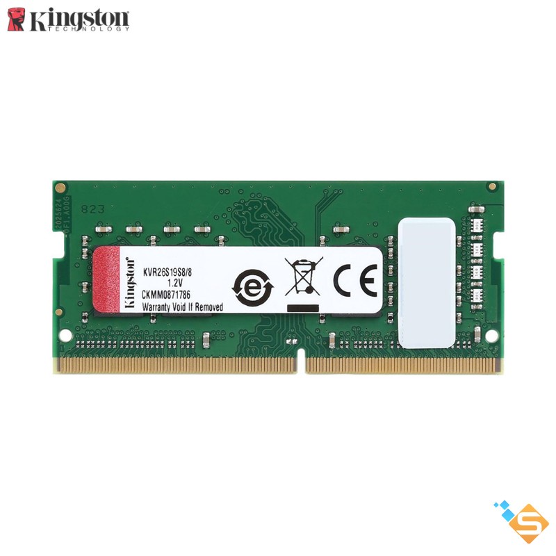 RAM Laptop Kingston DDR4 16GB 8GB 4GB Bus 2666MHz CL19 SODIMM KVR26S19S6 - Bảo Hành Chính Hãng 3 Năm