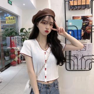 Áo kiểu ngắn dáng ôm dành cho nữ