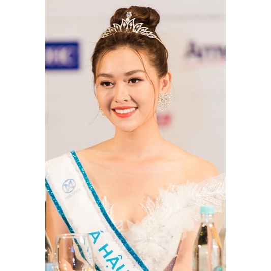 VMCR0015 Vương miện Tiara giống Á hậu Tường San- Á hậu Miss World Vietnam 2019