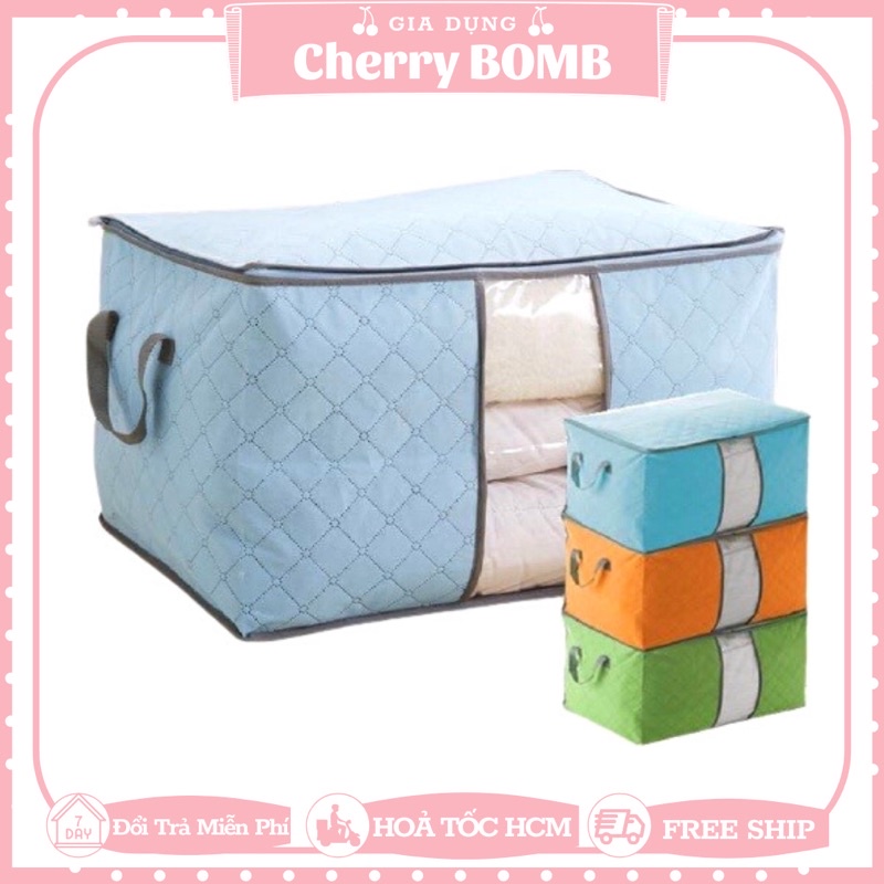 Túi Vải Đựng Quần Áo Chăn Màn Mền BIG SIZE 60Cm - Siêu To Đựng Được Rât Nhiều