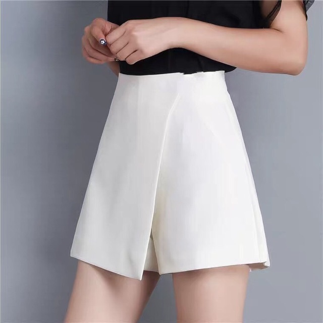 [ Mã FAGREEN55 giảm 10% tối đa 30K đơn 99K] Quần giả váy vạt lệch chất đẹp | BigBuy360 - bigbuy360.vn
