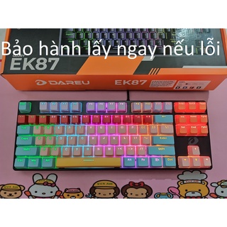Bàn phím cơ Dareu EK87 keycap nhiều màu