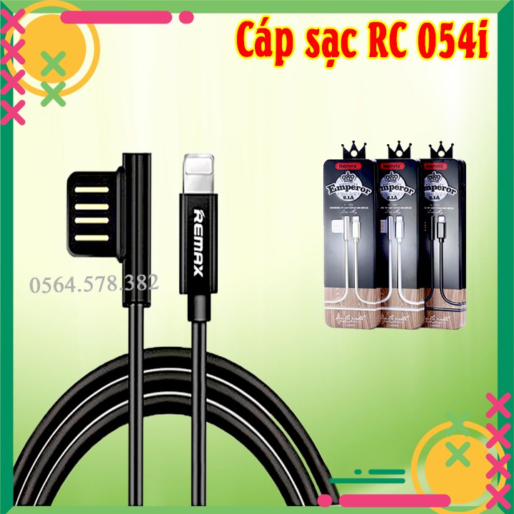 CAP SẠC NHANH 2 CHIỀU REMAX RC 054i (Lightning) + SỬ DỤNG CHO IPHONE & IPAD + HẠN CHẾ DỨT GÃY + SPTRANG