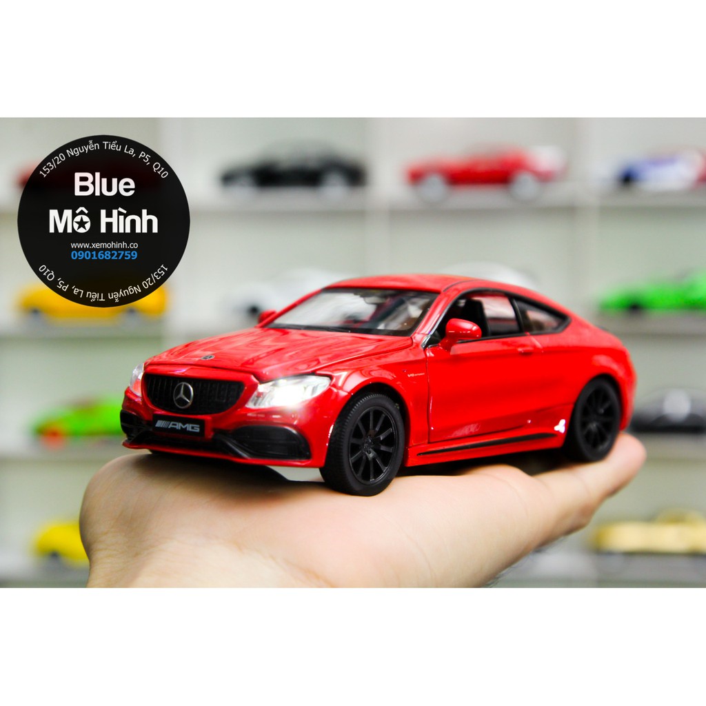 Blue mô hình | Xe mô hình Mercedes C63 Coupe New tỷ lệ 1:32